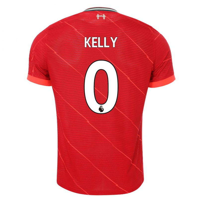 Femme Maillot Oscar Kelly #0 Rouge Tenues Domicile 2021/22 T-shirt