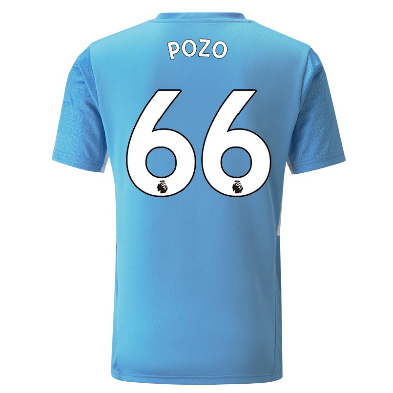 Femme Maillot Iker Pozo #66 Bleu Tenues Domicile 2021/22 T-shirt