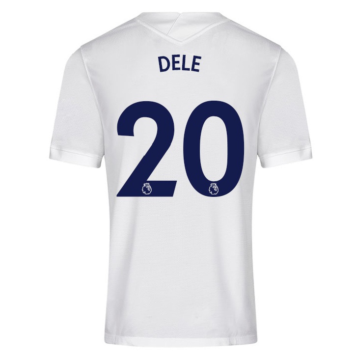 Femme Maillot Dele Alli #20 Blanche Tenues Domicile 2021/22 T-shirt