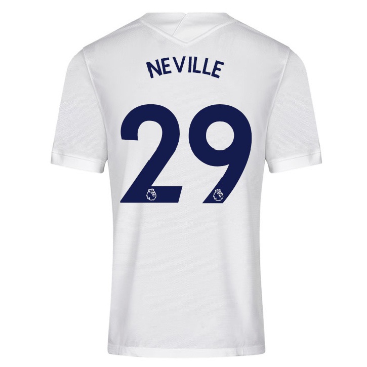 Femme Maillot Ashleigh Neville #29 Blanche Tenues Domicile 2021/22 T-shirt