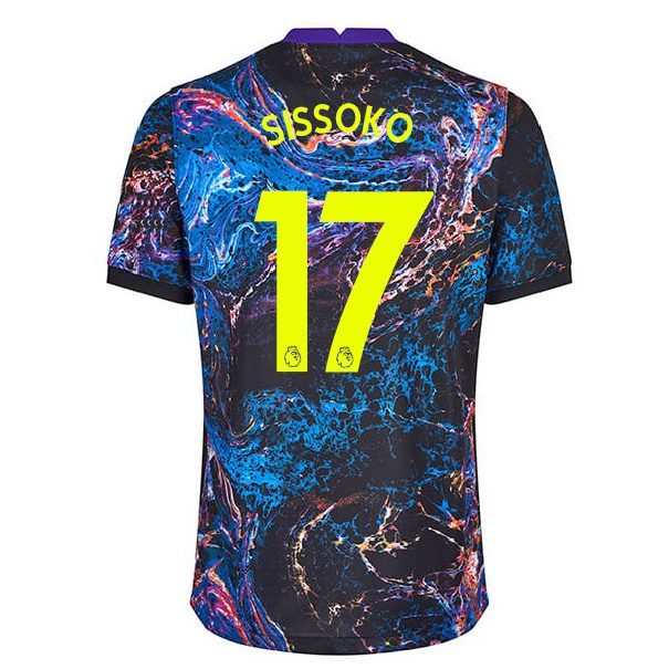 Femme Maillot Moussa Sissoko #17 Multicolore Tenues Extérieur 2021/22 T-shirt