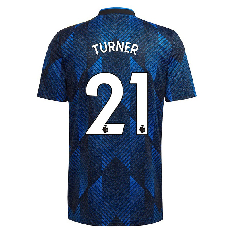 Femme Football Maillot Millie Turner #21 Bleu Foncé Tenues Third 2021/22 T-shirt