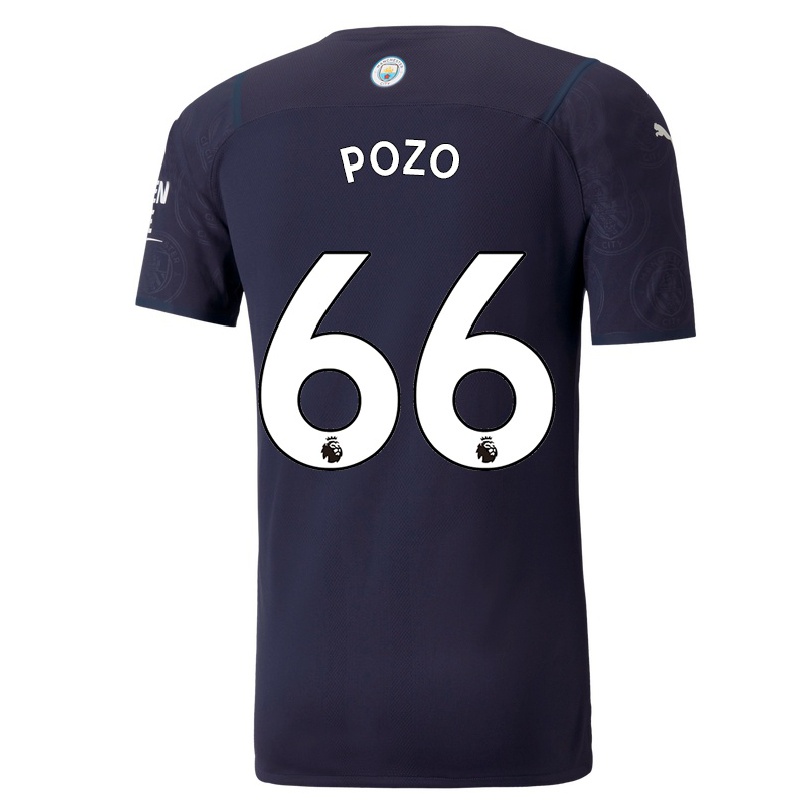Femme Football Maillot Iker Pozo #66 Bleu Foncé Tenues Third 2021/22 T-shirt