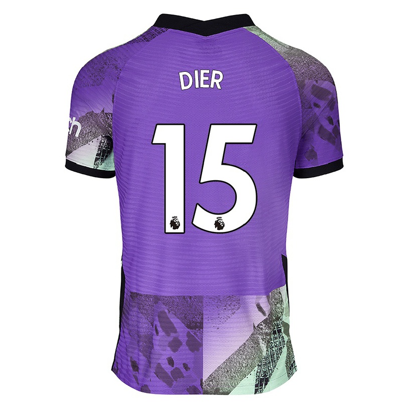 Femme Football Maillot Eric Dier #15 Violet Tenues Third 2021/22 T-shirt