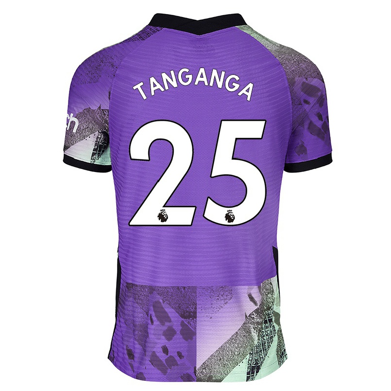 Femme Football Maillot Japhet Tanganga #25 Violet Tenues Third 2021/22 T-shirt