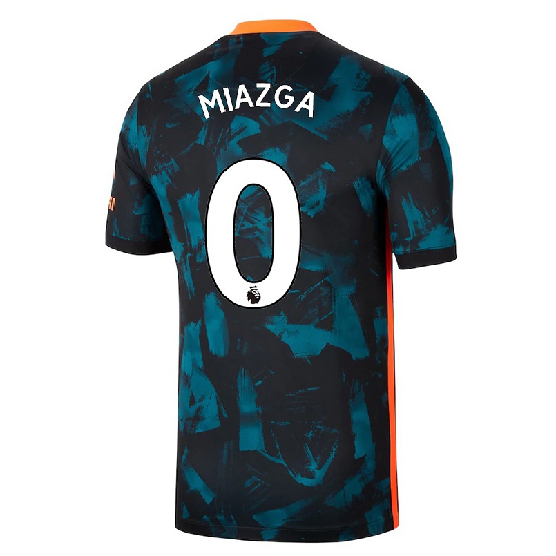 Femme Football Maillot Matt Miazga #0 Bleu Foncé Tenues Third 2021/22 T-shirt