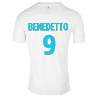Homme Maillot Dario Benedetto 9 Tenues Domicile Blanc 2019/20 Chemise