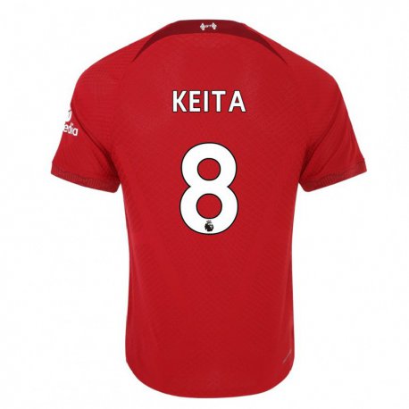 Kandiny Enfant Maillot Naby Keïta #8 Rouge Foncé Tenues Domicile 2022/23 T-shirt