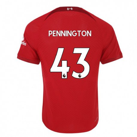 Kandiny Enfant Maillot Cody Pennington #43 Rouge Foncé Tenues Domicile 2022/23 T-shirt