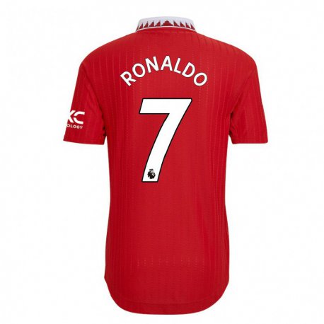 Kandiny Enfant Maillot Cristiano Ronaldo #7 Rouge Tenues Domicile 2022/23 T-shirt