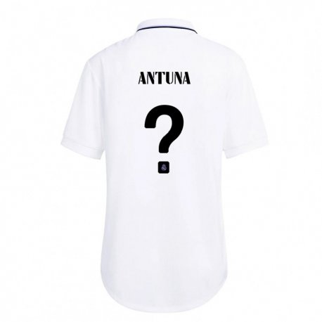 Kandiny Enfant Maillot Miguel Antuna #0 Blanc Violet Tenues Domicile 2022/23 T-shirt