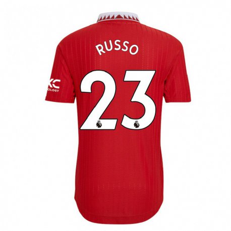 Kandiny Enfant Maillot Alessia Russo #23 Rouge Tenues Domicile 2022/23 T-shirt