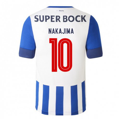 Kandiny Enfant Maillot Shoya Nakajima #10 Bleu Royal Tenues Domicile 2022/23 T-shirt