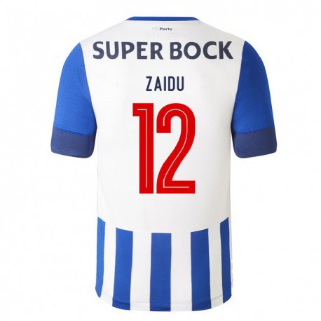 Kandiny Enfant Maillot Zaidu #12 Bleu Royal Tenues Domicile 2022/23 T-shirt