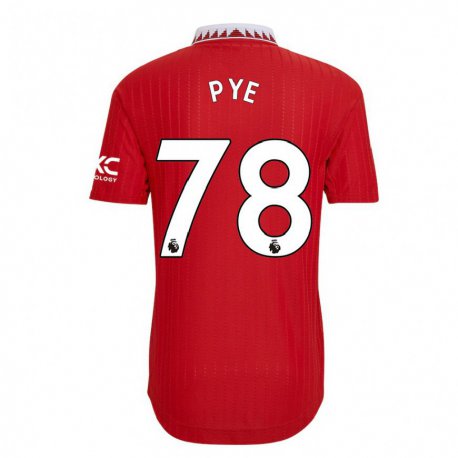 Kandiny Enfant Maillot Logan Pye #78 Rouge Tenues Domicile 2022/23 T-shirt