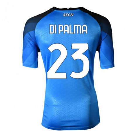 Kandiny Enfant Maillot Manuel Di Palma #23 Bleu Foncé Gris Tenues Domicile 2022/23 T-shirt