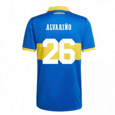 Kandiny Enfant Maillot Alexis Alvariño #26 Jaune Olympique Tenues Domicile 2022/23 T-shirt