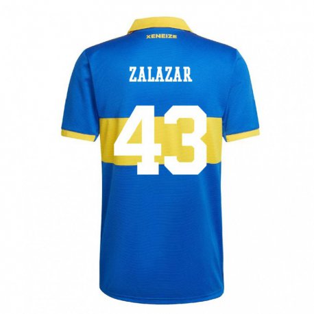 Kandiny Enfant Maillot Maximiliano Zalazar #43 Jaune Olympique Tenues Domicile 2022/23 T-shirt