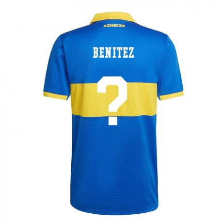 Kandiny Enfant Maillot Mauricio Benitez #0 Jaune Olympique Tenues Domicile 2022/23 T-shirt