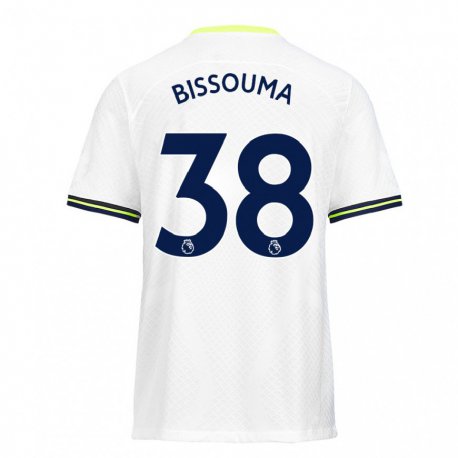 Kandiny Enfant Maillot Yves Bissouma #38 Blanc Vert Tenues Domicile 2022/23 T-shirt
