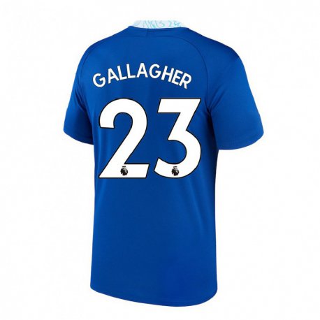 Kandiny Enfant Maillot Conor Gallagher #23 Bleu Foncé Tenues Domicile 2022/23 T-shirt