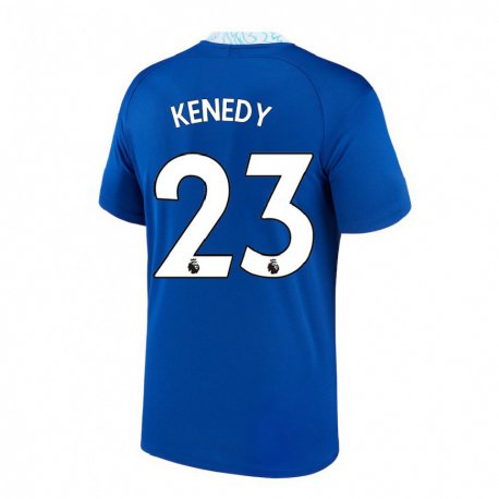 Kandiny Enfant Maillot Robert Kenedy #23 Bleu Foncé Tenues Domicile 2022/23 T-shirt