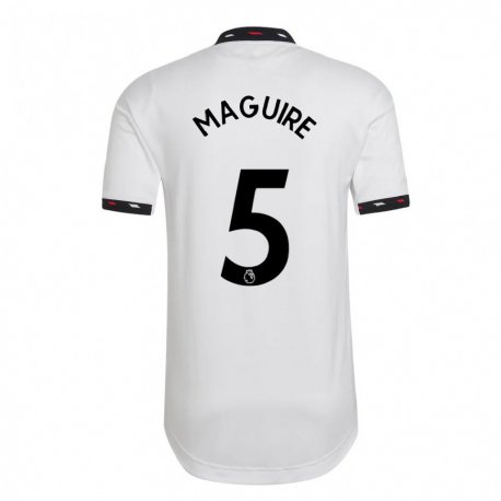 Kandiny Enfant Maillot Harry Maguire #5 Blanc Tenues Extérieur 2022/23 T-shirt