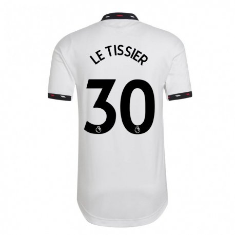 Kandiny Enfant Maillot Maya Le Tissier #30 Blanc Tenues Extérieur 2022/23 T-shirt