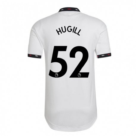 Kandiny Enfant Maillot Joe Hugill #52 Blanc Tenues Extérieur 2022/23 T-shirt