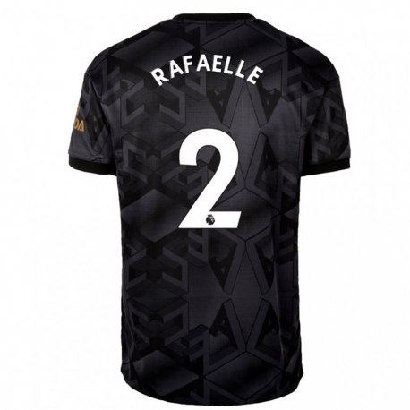 Kandiny Enfant Maillot Rafaelle Souza #2 Gris Noir Tenues Extérieur 2022/23 T-shirt
