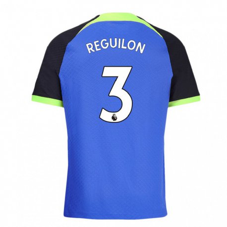 Kandiny Enfant Maillot Sergio Reguilon #3 Bleu Vert Tenues Extérieur 2022/23 T-shirt