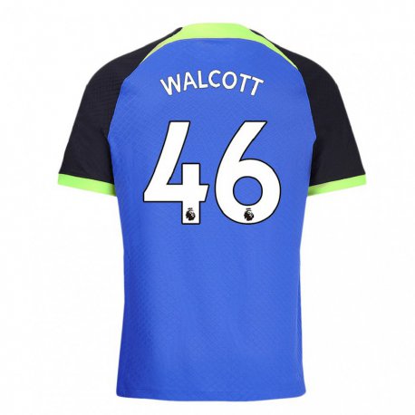 Kandiny Enfant Maillot Malachi Fagan Walcott #46 Bleu Vert Tenues Extérieur 2022/23 T-shirt