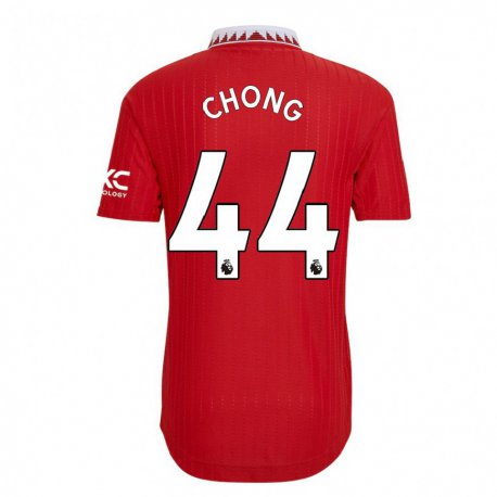Kandiny Homme Maillot Tahith Chong #44 Rouge Tenues Domicile 2022/23 T-Shirt
