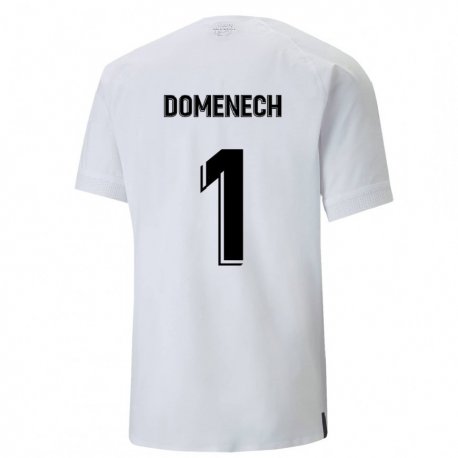 Kandiny Homme Maillot Jaume Domenech #1 Blanc Crémeux Tenues Domicile 2022/23 T-shirt