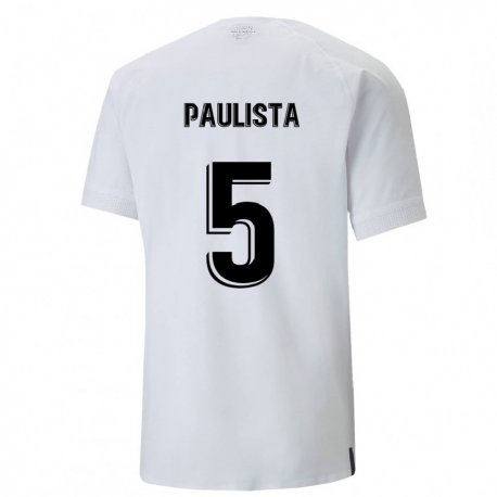 Kandiny Homme Maillot Gabriel Paulista #5 Blanc Crémeux Tenues Domicile 2022/23 T-shirt