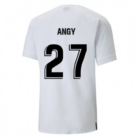 Kandiny Homme Maillot Angy #27 Blanc Crémeux Tenues Domicile 2022/23 T-shirt