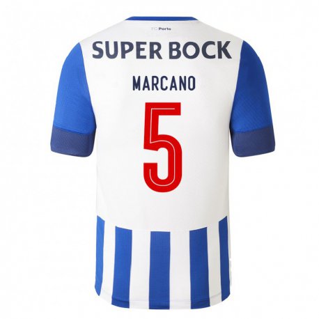 Kandiny Homme Maillot Ivan Marcano #5 Bleu Royal Tenues Domicile 2022/23 T-shirt
