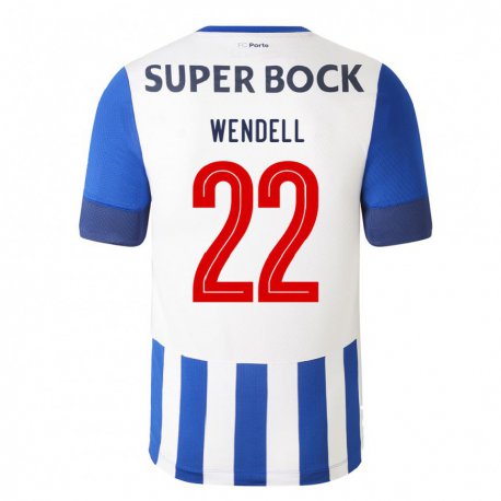 Kandiny Homme Maillot Wendell #22 Bleu Royal Tenues Domicile 2022/23 T-shirt