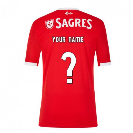 Kandiny Homme Maillot Votre Nom #0 Rouge Néon Tenues Domicile 2022/23 T-Shirt