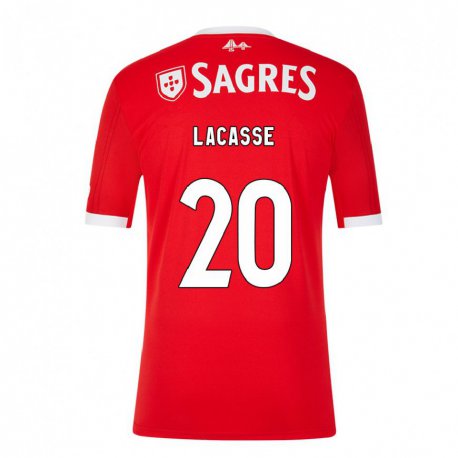 Kandiny Homme Maillot Cloe Lacasse #20 Rouge Néon Tenues Domicile 2022/23 T-shirt
