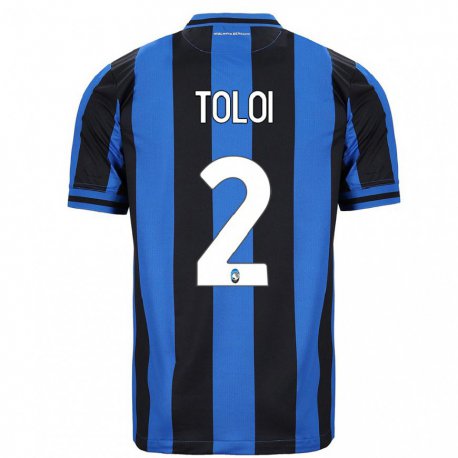 Kandiny Homme Maillot Rafael Toloi #2 Bleu Noir Tenues Domicile 2022/23 T-shirt