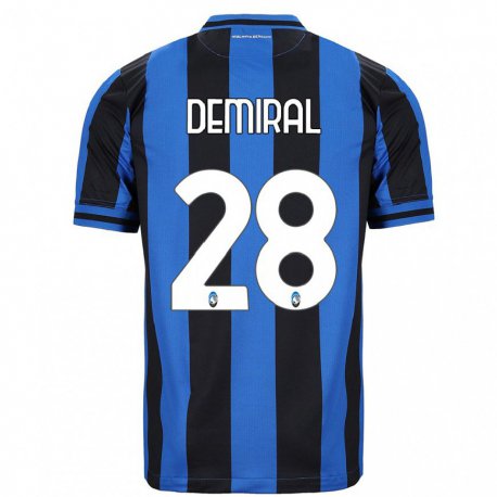 Kandiny Homme Maillot Merih Demiral #28 Bleu Noir Tenues Domicile 2022/23 T-shirt