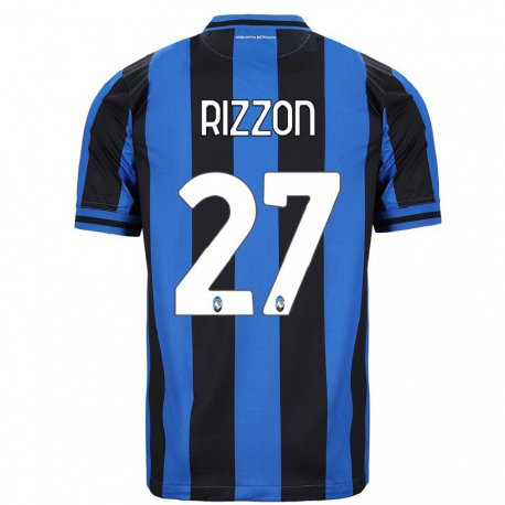 Kandiny Homme Maillot Giulia Rizzon #27 Bleu Noir Tenues Domicile 2022/23 T-Shirt