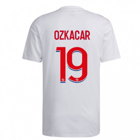 Kandiny Homme Maillot Cenk Ozkacar #19 Blanc Bleu Rouge Tenues Domicile 2022/23 T-Shirt