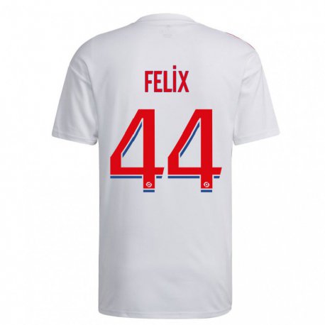 Kandiny Homme Maillot Marley Felix #44 Blanc Bleu Rouge Tenues Domicile 2022/23 T-Shirt