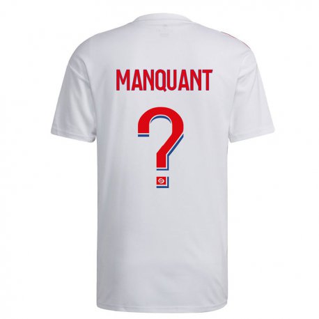 Kandiny Homme Maillot Joris Manquant #0 Blanc Bleu Rouge Tenues Domicile 2022/23 T-Shirt