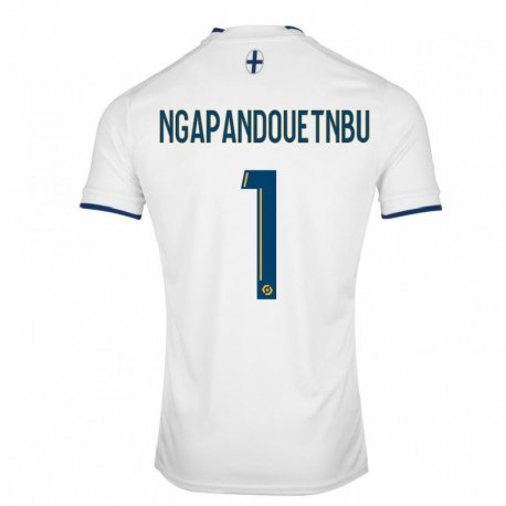 Kandiny Homme Maillot Simon Ngapandouetnbu #1 Saphir Blanc Tenues Domicile 2022/23 T-Shirt