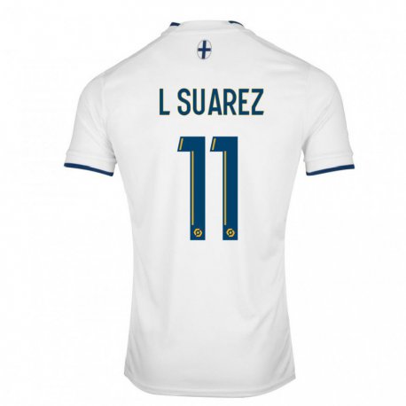 Kandiny Homme Maillot Luis Suarez #11 Saphir Blanc Tenues Domicile 2022/23 T-Shirt