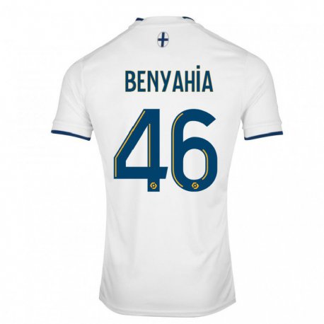 Kandiny Homme Maillot Aylan Benyahia-Tani #46 Saphir Blanc Tenues Domicile 2022/23 T-Shirt