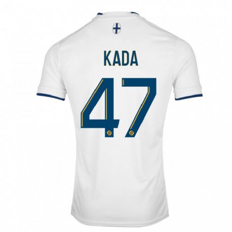 Kandiny Homme Maillot Joakim Kada #47 Saphir Blanc Tenues Domicile 2022/23 T-Shirt